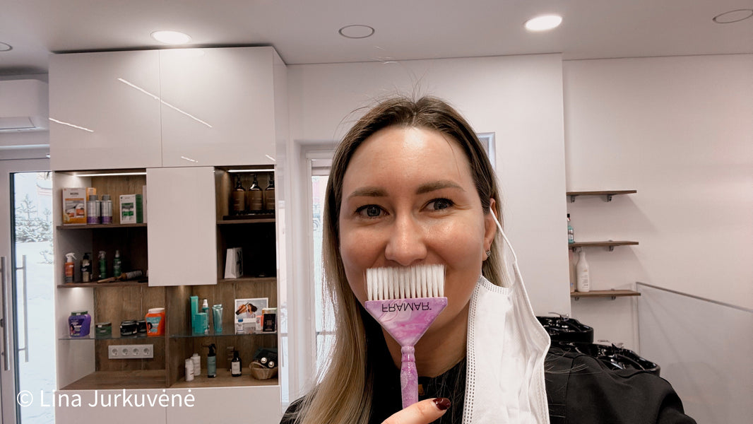 lina jurkuvene su plauku darymo sepeetliu